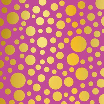 Paperproducts Servietten 33x33 cm Dots gold & pink 