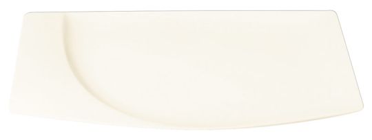 RAK Porcelain Mazza Ivoris white Teller flach quadratisch L 20.1 cm / W 18.4 cm / Ht. 2.4 cm 