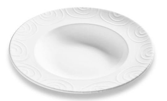 Gmundner Keramik Weißgeflammt, Pastateller Gourmet ø 29Cm 