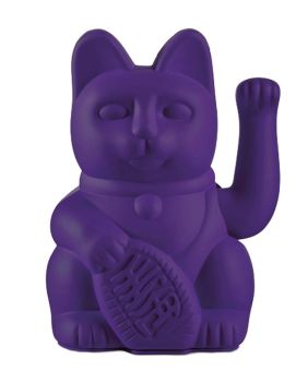 Donkey Winkekatze Lucky Cat Violett 