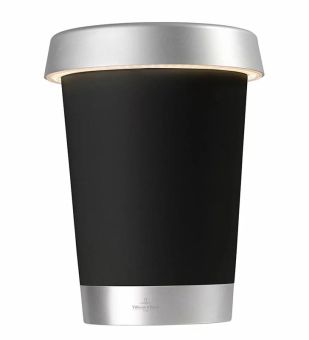 Villeroy & Boch Kollektion Tischleuchte und Weinkühler Bordeaux Schwarz 