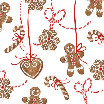 Paperproducts Design Servietten 33x33 cm Bakery 